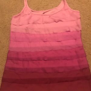 Pink Faded To Purple Tanktop